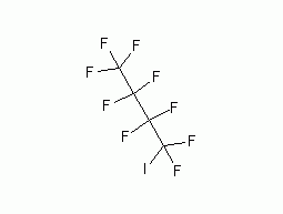 Structural formula of iodoperfluorobutane