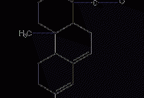 Structure formula of rosin acid