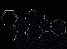 Evodiamine structural formula