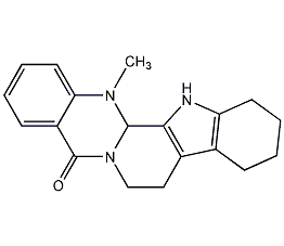 Evodiamine structural formula