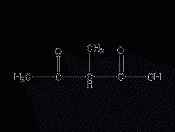 Methylmalonic acid structural formula