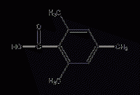 2,4,6-trimethylbenzoic acid structural formula