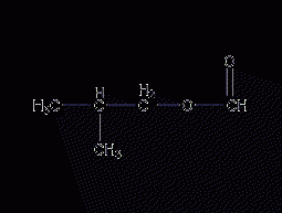 Isobutyl formate structural formula