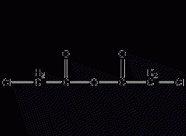 Chloroacetic anhydride structural formula