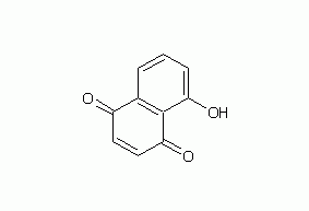 Juglone structural formula