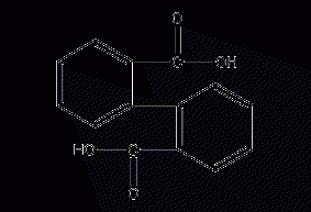 2,2'-biphenyldicarboxylic acid structural formula