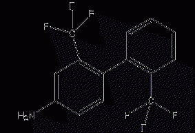 2,2-bis(trichloromethyl)benzidine structural formula