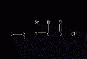 Structural formula of mycobromic acid