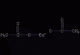 Barium acetate structural formula