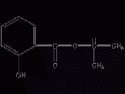 Isopropyl salicylate structural formula