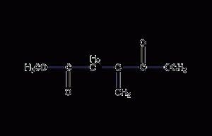 Dimethyl itaconate structural formula