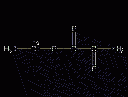 Ethyl oxalate structural formula