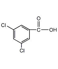 3,5-Dichlorobenzoic acid structural formula