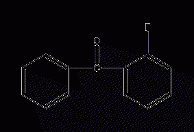 O-Fluorobenzophenone Structural Formula