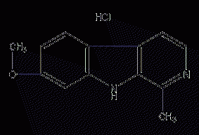 Harmin hydrochloride structural formula