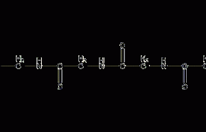 Tetrapolyglycine structural formula