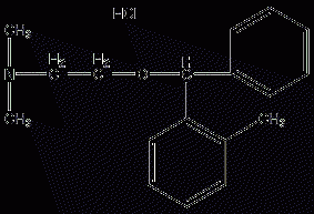 O-Toluhydramine Hydrochloride Structural Formula