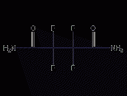 2,2,3,3-tetrafluorosuccinamide structural formula