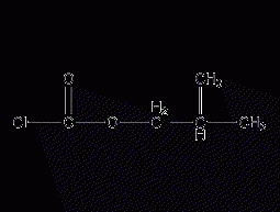 Isobutyl chloroformate structural formula