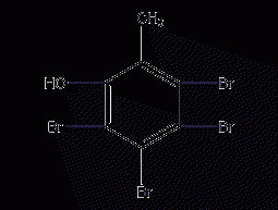 3,4,5,6-tetrabromo-o-cresol structural formula