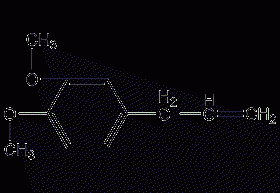 Methyl eugenol structural formula