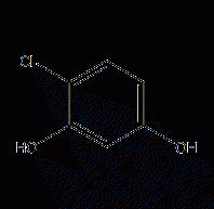 4-chlororesorcinol structural formula