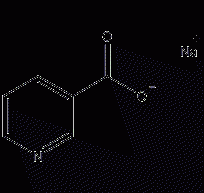 Sodium nicotinate structural formula