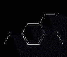 2,5-Dimethoxybenzaldehyde Structural Formula