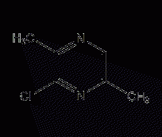 3-chloro-2,5-dimethylpyrazine structural formula