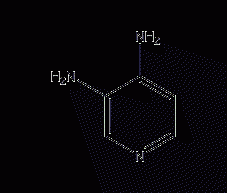 3,4-diaminopyridine structural formula