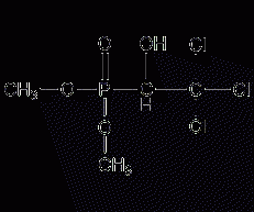 Trichlorfon structural formula