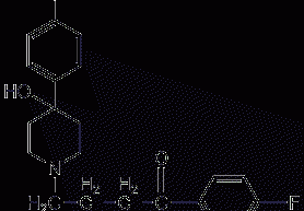 Haloperidol structural formula