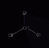 Bromedichloromethane Structural Formula
