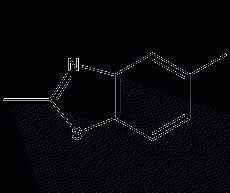 2,5-dimethylbenzothiazole structural formula