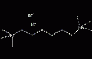 Hexamethylammonium bromide structural formula