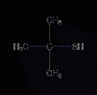 2-Methyl-2-propanethiol structural formula