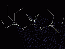 Bis(trifluoroethyltin) sulfate structural formula