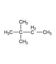 2,2-dimethylbutane structural formula